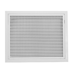 Grille de reprise à mailles inclinées avec porte-filtre Blanc 600x400 mm