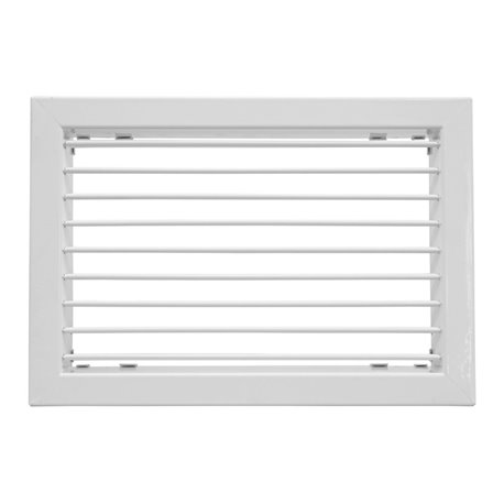 Grille de soufflage et de reprise Laqué blanc Simple déflection 300x100 mm Grille de soufflage et de reprise Laqué blanc Simple déflection 300x100 mm