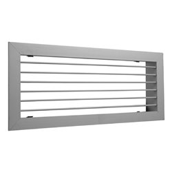 Grille de soufflage et de reprise Aluminium Simple déflection 200x100 mm
