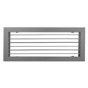 Grille de soufflage et de reprise Aluminium Simple déflection 600x300 mm