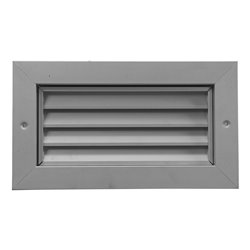 Grille de transfert anti-vue Aluminium 600x300 mm
