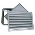 Grille extérieure avec porte filtre 1000x600 mm pas de 50 mm