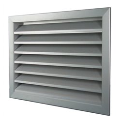 Grille de facade extérieure pas de 50 mm 600x300 mm