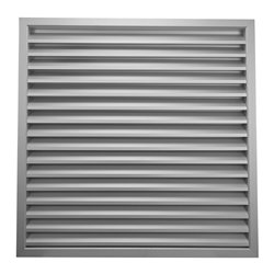 Grille de facade extérieure pas de 25 mm 200x200 mm