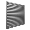 Grille de facade extérieure pas de 25 mm 300x300 mm