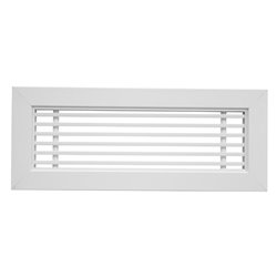 Grille de reprise linéaire Blanc 1000x100 mm