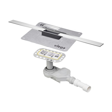 Rigole de douche Advantix Cleviva Inox L : 1000 mm modèle pour la rénovation 794507