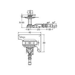 Unité de base de rigole de douche Advantix Cleviva 794415