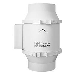 Kit Ventilateur de conduit TD-160/100 Silent 150/180 m3/h