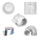 Kit Ventilateur de conduit TD-160/100 Silent 150/180 m3/h