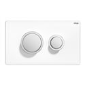 Plaque de commande WC 774332 Visign for Public 11 Acier Blanc brillant