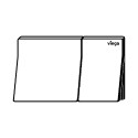 Plaque de commande 773601 Visign for More 200 Métal Cuivre/ or mat
