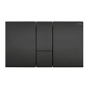 Plaque de commande 801748 Visign for Style 24 Plastique Noir mat 