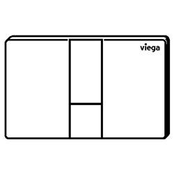 Plaque de commande 801748 Visign for Style 24 Plastique Noir mat 