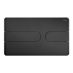 Plaque de commande WC 801731 Visign for Style 23 Plastique Noir mat 