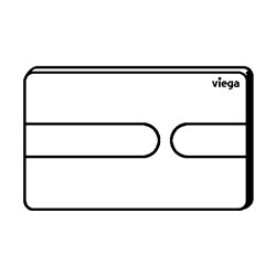 Plaque de commande WC 801731 Visign for Style 23 Plastique Noir mat 
