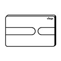 Plaque de commande WC 801731 Visign for Style 23 Plastique Noir mat 