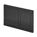 Plaque de commande WC 801724 Visign for Style 21 Plastique Noir mat 