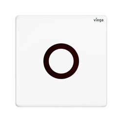 Plaque de commande Urinoir 774691 Visign for Public 12 Acier inoxydable Blanc brillant