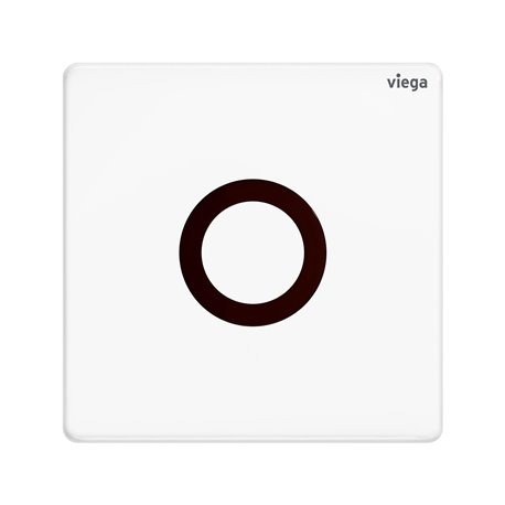 Plaque de commande Urinoir 774691 Visign for Public 12 Acier inoxydable Blanc brillant
