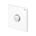 Plaque de commande urinoir 774615 Visign for Public 11 Acier Blanc brillant