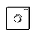 Plaque de commande urinoir 774615 Visign for Public 11 Acier Blanc brillant