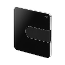 Plaque de commande Urinoir 774592 Visign for Style 23 en acrylique noir brillant et noir mat