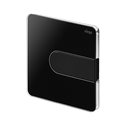 Plaque de commande Urinoir 774592 Visign for Style 23 en acrylique noir brillant et noir mat