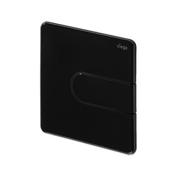Plaque de commande Urinoir 774578 Visign for Style 23 Plastique Noir brillant