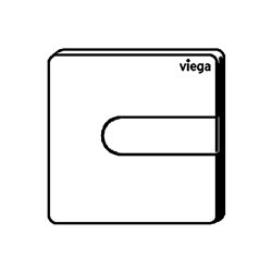 Plaque de commande Urinoir 774561 Visign for Style 23 Plastique couleur acier inoxydable brossé 