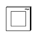 Plaque de commande Urinoir 774523 Visign for Style 21 Plastique Blanc alpin 