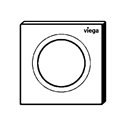 Plaque de commande 774479 Visign for Style 20 Plastique Chromé 