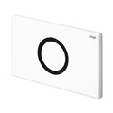 Plaque de commande WC 774387 Visign for Public 12 Acier inoxydable Blanc brillant
