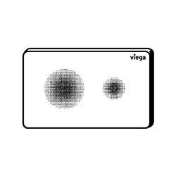 Plaque de commande 774356 Visign for Style 25 Plastique Blanc-alpin 