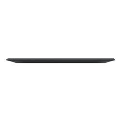 Plaque de finition Ovalis entraxe 71 mm S340706G anthracite bague argent chromé 3 postes horizontal