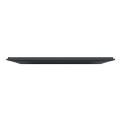 Plaque de finition Ovalis entraxe 71 mm S340704E anthracite bague laiton 2 postes horizontal