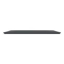 Plaque de finition Ovalis entraxe 71 mm S340704E anthracite bague laiton 2 postes horizontal