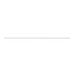 Plaque de finition Ovalis entraxe 71 mm S320706F blanc bague argent chromé 3 postes horizontal
