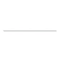 Plaque de finition Ovalis entraxe 71 mm S320706D blanc bague laiton 3 postes horizontal