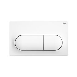 Plaque de commande 773762 Visign for Life 6 Plastique Blanc-alpin