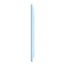 Plaque de finition Ovalis entraxe 71 mm S320724C bleu azurin 2 postes vertical