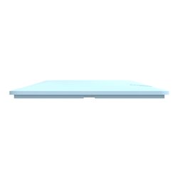 Plaque de finition Ovalis entraxe 71 mm S320724C bleu azurin 2 postes vertical