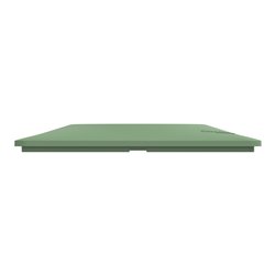 Plaque de finition Ovalis entraxe 71 mm S320724B vert forêt 2 postes vertical