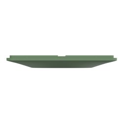 Plaque de finition Ovalis entraxe 71 mm S320724B vert forêt 2 postes vertical