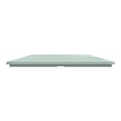 Plaque de finition Ovalis entraxe 71 mm S320724A sauge 2 postes vertical