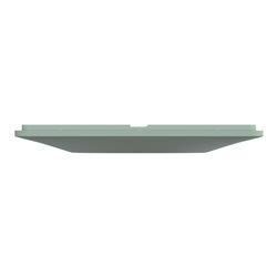 Plaque de finition Ovalis entraxe 71 mm S320724A sauge 2 postes vertical
