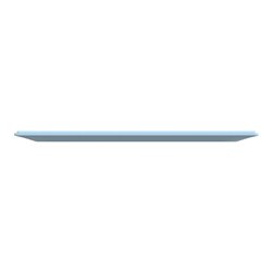 Plaque de finition Ovalis entraxe 71 mm S320706C bleu azurin 3 postes horizontal