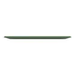 Plaque de finition Ovalis entraxe 71 mm S320706B vert forêt 3 postes horizontal