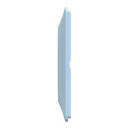 Plaque de finition Ovalis entraxe 71 mm S320704C bleu azurin 2 postes horizontal