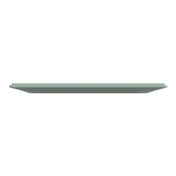 Plaque de finition Ovalis entraxe 71 mm S320704A sauge 2 postes horizontal
